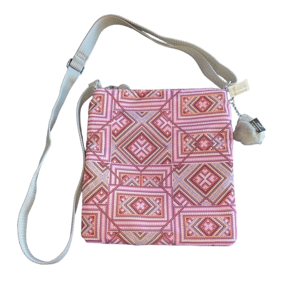 KIPLING AC 7906 KEIKO Adjustable Shoulder CrossBody Bag Splashy Maze - Picture 2 of 9